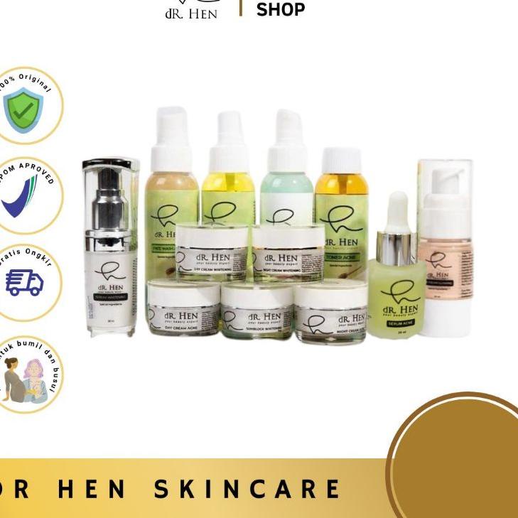 HARGA GROSIR >> Dr Hen Clinic Skincare Original by Dr. Richard Lee