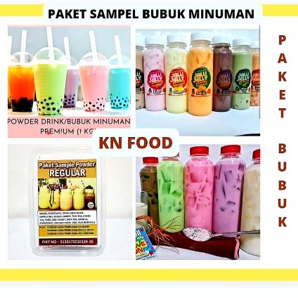 

PAKET SAMPEL REGULER - BUBUK MINUMAN REGULER