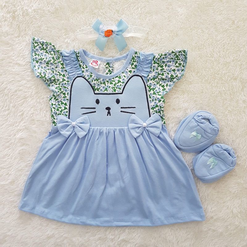 Baju Bayi Set dress 3in1