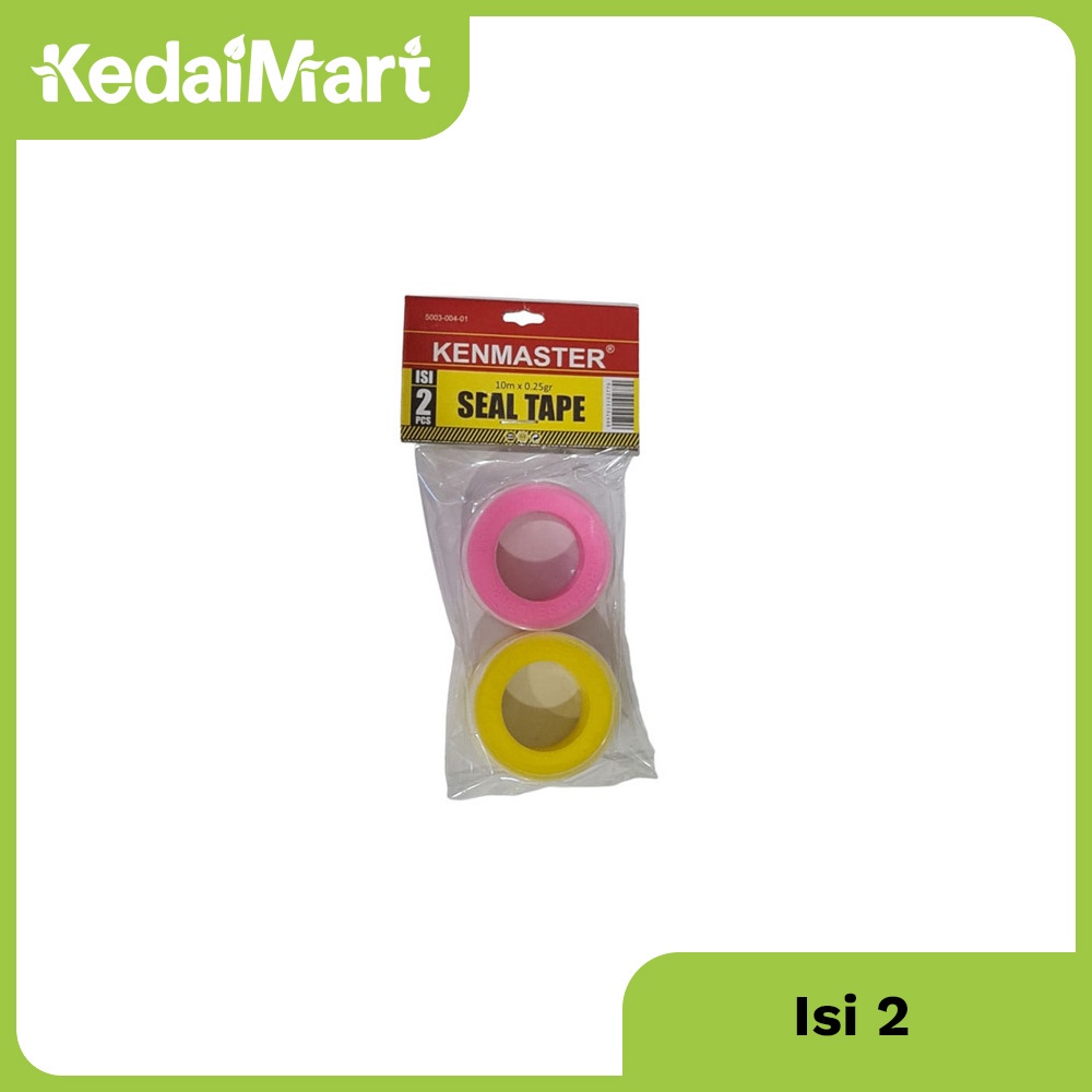 Seal Tape Kenmaster 2 Pcs x 10 m x 0.5 Inch / 0.25 Gram