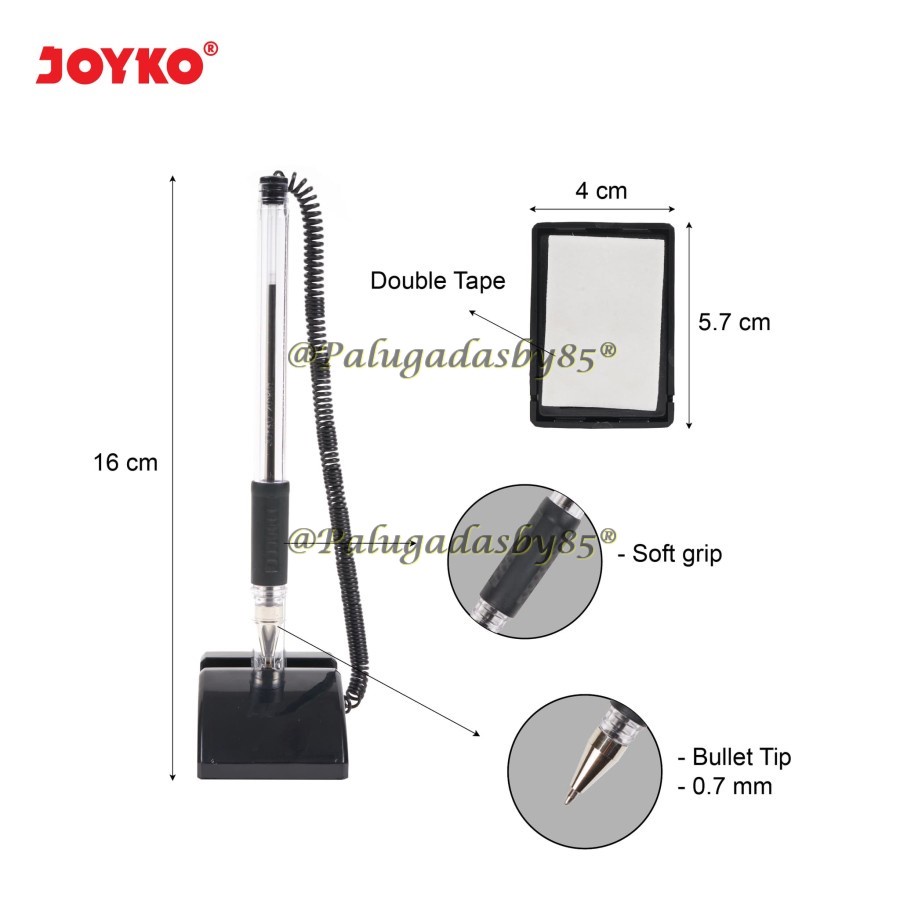 

(1 Biji) GROSIR Pen Stand Joyko PSBP-150 0.7 mm Hitam / Pulpen PSBP-150 / Pena Joyko PSBP-150 / Bolpen joyko PSBP-150 / Ball Pen PSBP-150 / PSBP150 / PSBP 150