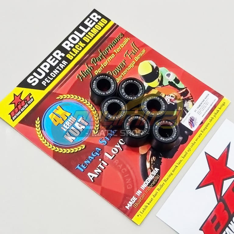 Super Roller BRT Racing 12gr Honda Beat Scoopy Spacy 110 Karbu