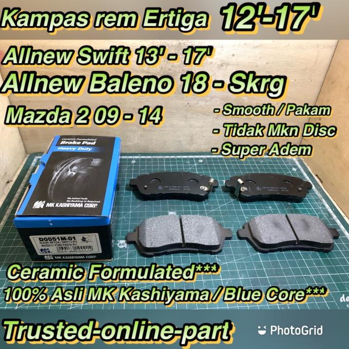 Kampas Rem Depan Ertiga 100% Asli MK Khasiyama