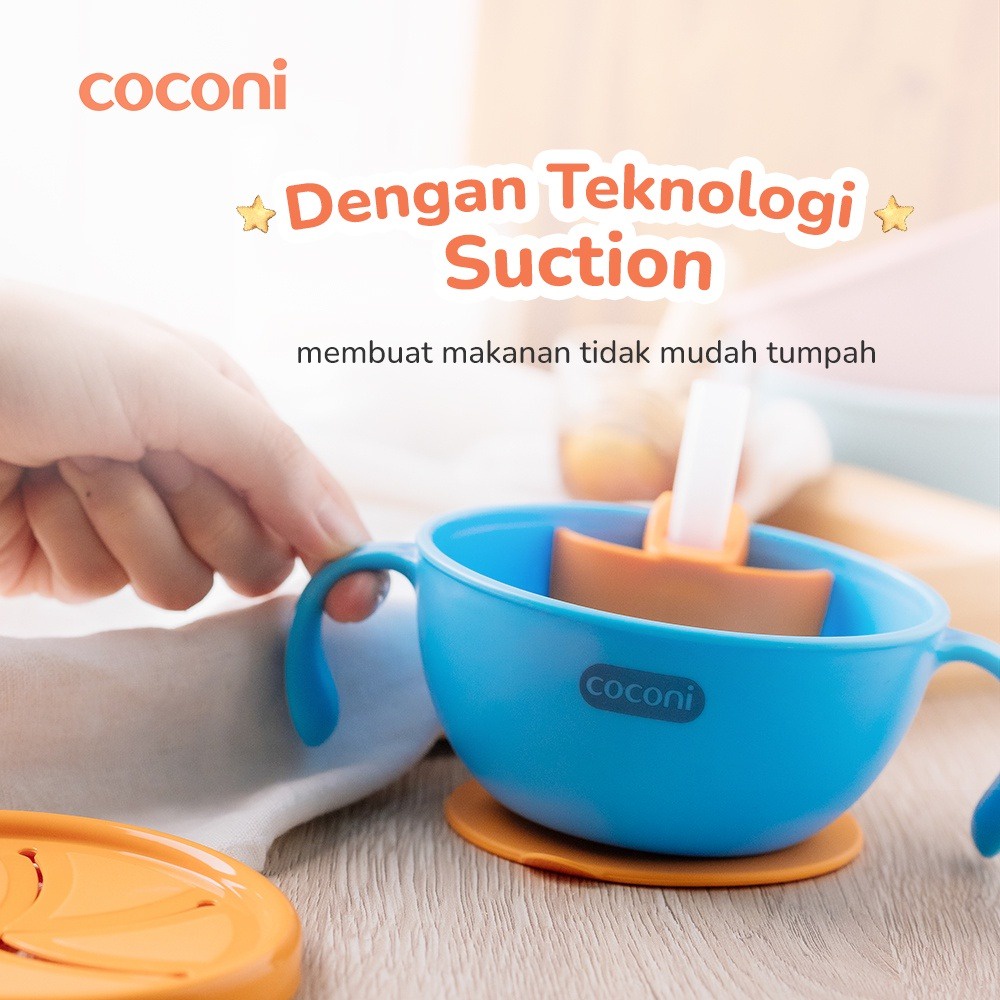 Coconi Multifunctional 3in1 Snack Bowl - Tempat Makan Multifungsi