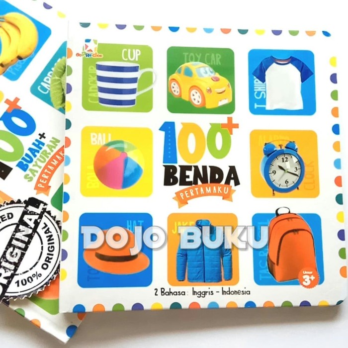 Opredo Board book 100+ Benda Pertamaku by Tim Oopredoo - Original