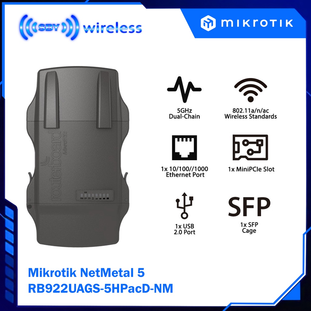 Mikrotik NetMetal 5, RB922UAGS-5HPacD-NM, Net Metal5 RB-922UAGS-5SHPacD-NM