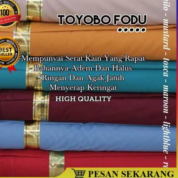 {BEST QUALITY} KAIN TOYOBO FODU BY THOMPSON ORI / KAIN KATUN JEPANG TOYOBO ROYALMIX FD NITTIBO SULAM