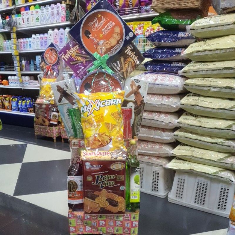 

Parsel / Hampers 2 tingkat Deluxe