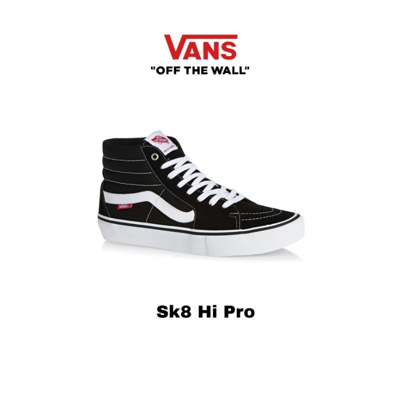 Vans Sk8 Hi Pro Black White Original