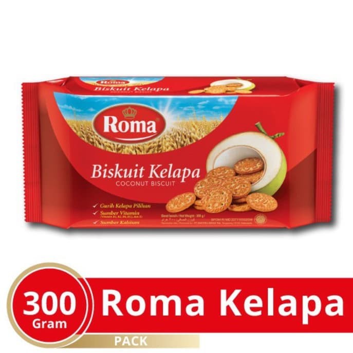 

[add-snack] Aneka Biskuit Roma Kelapa 300gr