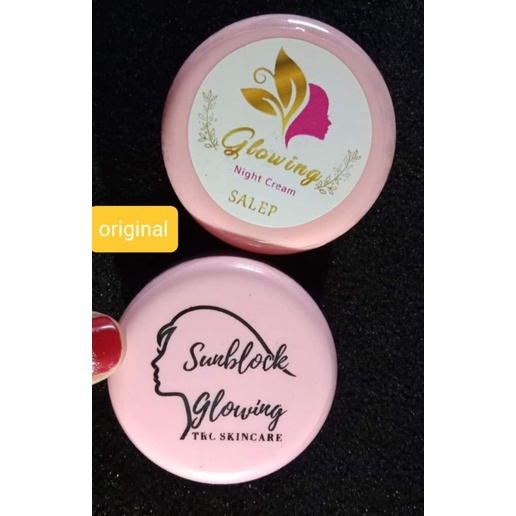 sunblok glowing bpom + salep glowing original