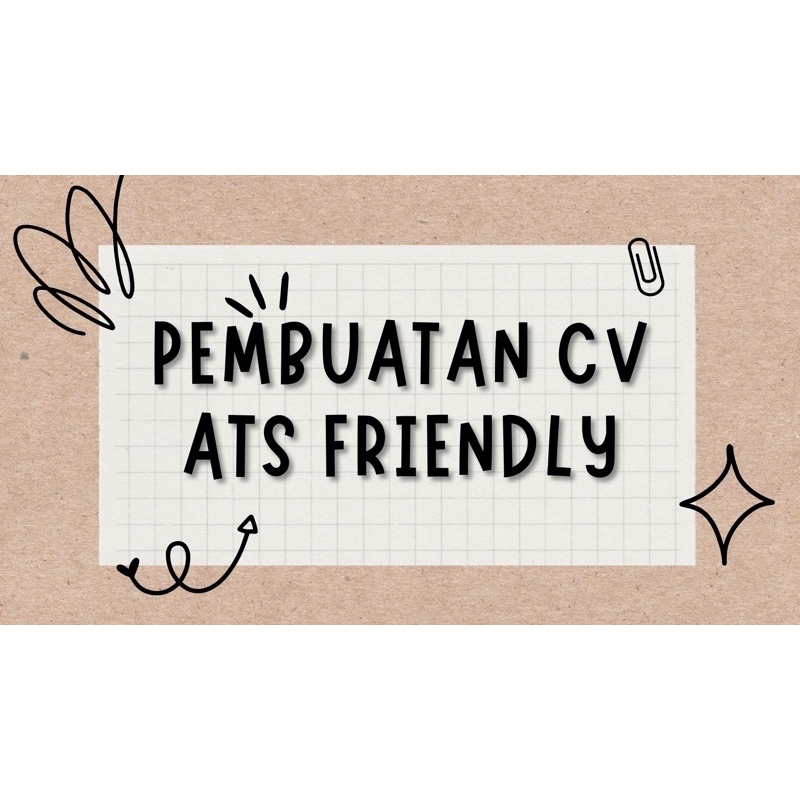 JASA PEMBUATAN CV ATS FRIENDLY