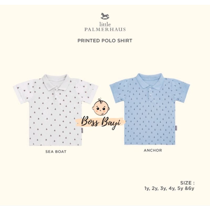 LITTLE PALMERHAUS - Printed Polo Shirt / Kaos Berkerah Anak Motif