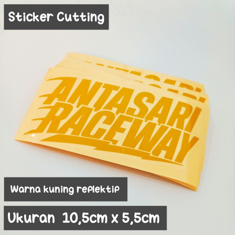 cutting sticker / stiker cuting  ANTASARI RACEWAY I Sticker Racing Sunmori Hedon