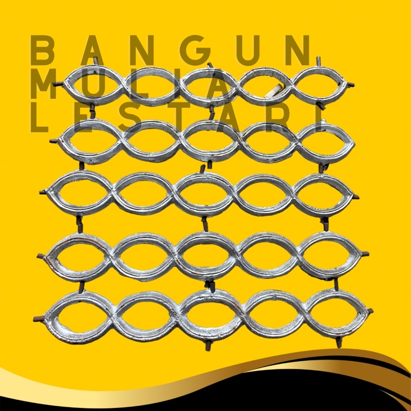 ORNAMEN PAGAR TEMPA ALUMINIUM100%