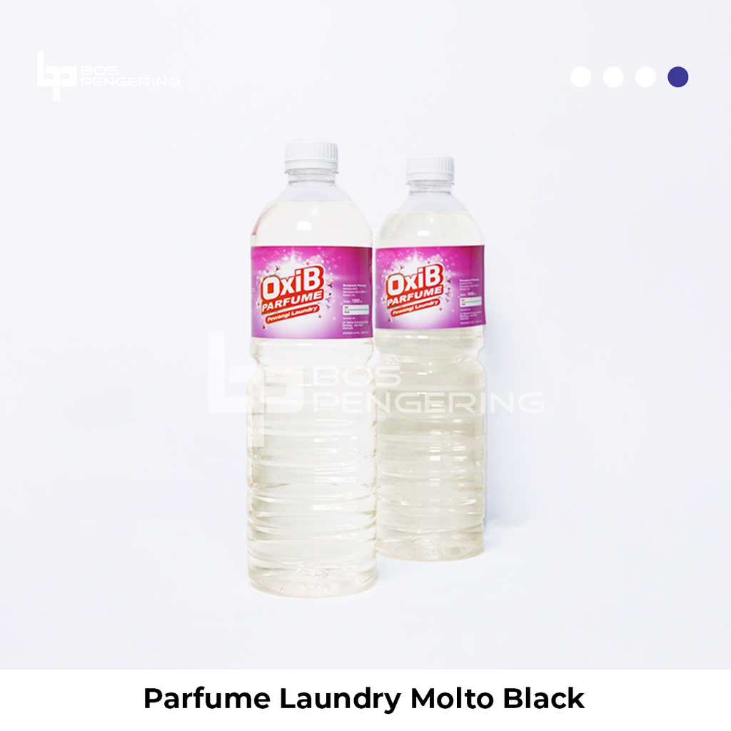 Pewangi Pakaian Laundry - OxiB Parfum Aroma Molto Black 1 Liter Tahan lama Berkualitas