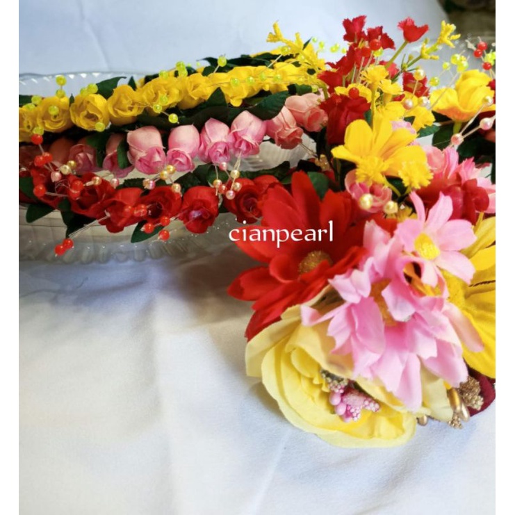 paket bunga pengantin nias HIASAN SANGGUL BUNGA SANGGUL MAINAN RAMBUT AKSERORIS RAMBUT BUNGA RAMBUT 