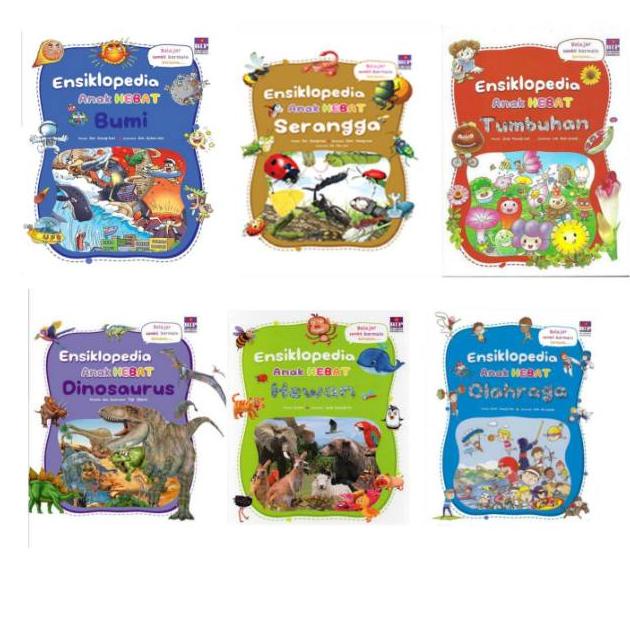 BISA COD Buku Ensiklopedia Anak Hebat Bumi Serangga Tumbuhan Dinosaurus Hewan Olahraga Tubuh Kita Ne