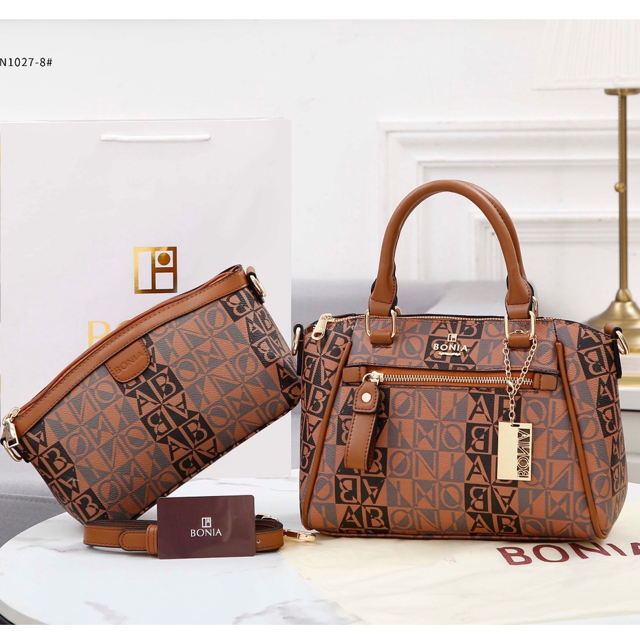 Tas Bonia Antigona catur 369XL-1 set 2in1 tas wanita
