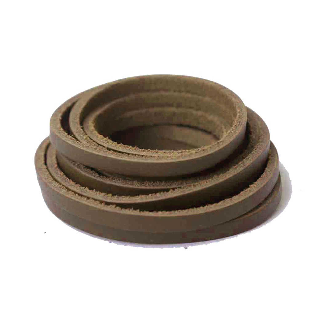 MR Shoelaces LR13 Light Brown (Coklat Muda) - Tali Sepatu Kulit 60cm 80cm 100cm 120cm 150cm 200cm - Premium Shoelace Leather
