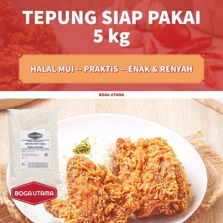 

Tepung Bumbu Ayam Krispi KFC 5 kg