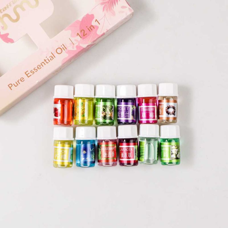 Taffware HUMI Aroma Essential Oil Aromatherapy 12 in 1 3ml - D23860 bisa untuk diffuser