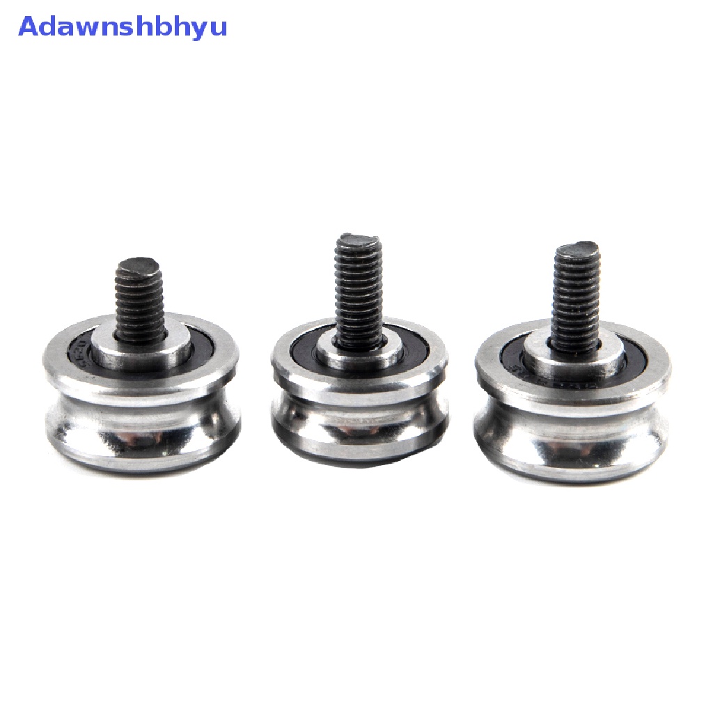 Adhyu SG15 SG20 SG25 SG66+M5 M6 M8 Screw Steel Pulley Ball Bearings Track Guide Roller ID