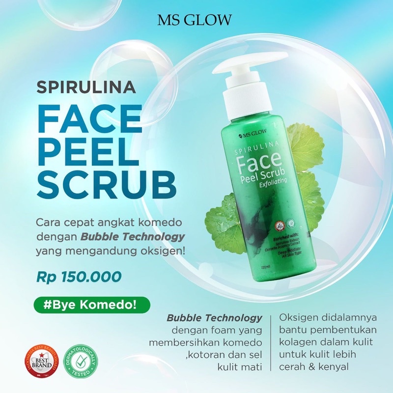 V2L Ms Glow FACE PEEL SCRUB