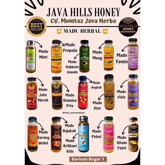 

javahills honey varian madu femio