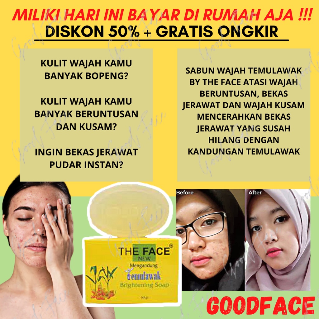 THE FACE Temulawak Brightening Soap 60gr