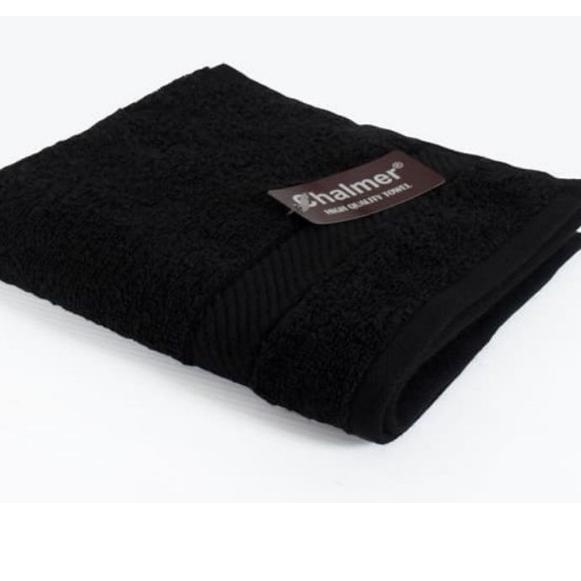 オ Handuk Chalmer Sport Salon Hitam 30x70 Handuk Sport Murah Handuk Sports Handuk Hitam Kecil ➔
