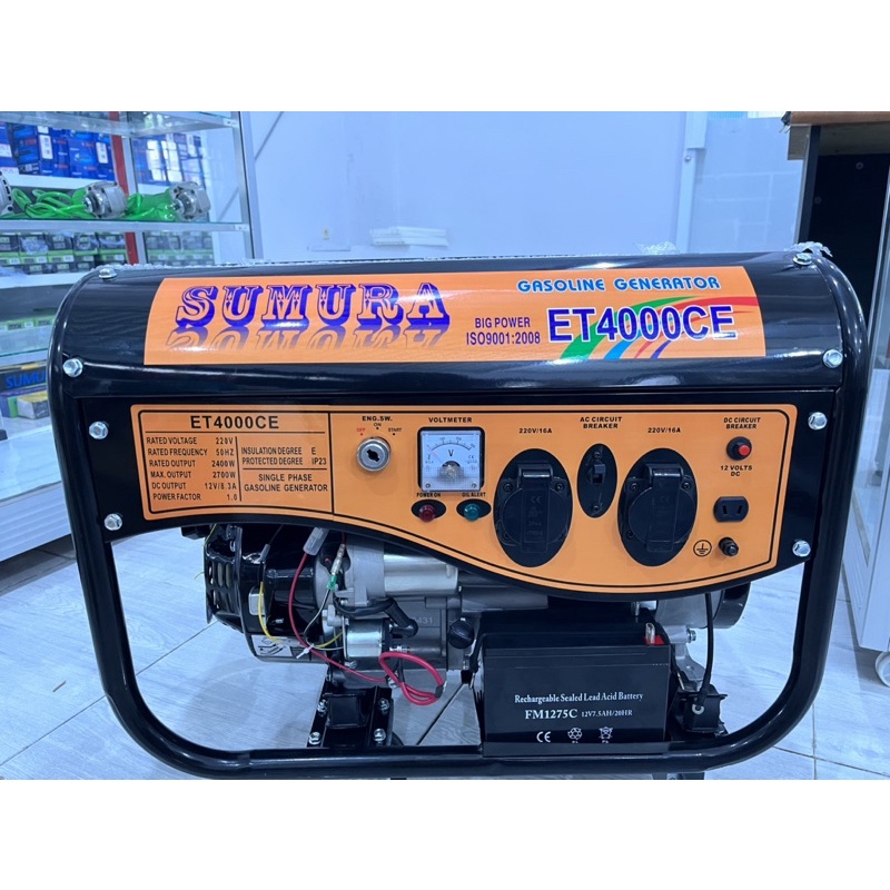 gasoline generator set sumura ET4000CE et 4000 ce et4000ce et 2500C et2500C genset bensin sumura dou