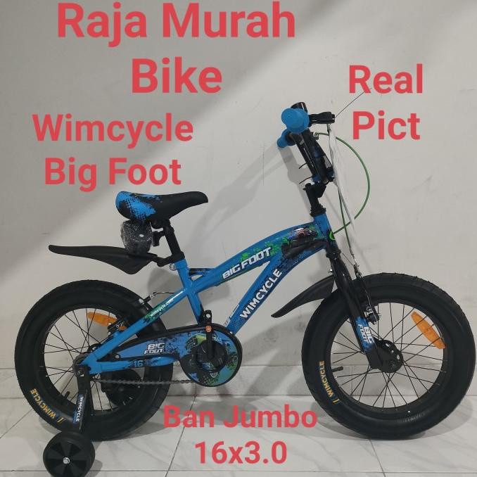 Sepeda Anak Bmx Wimcycle Big Foot 16 Inch Bmx 16 Wimcycle Bigfoot #Original
