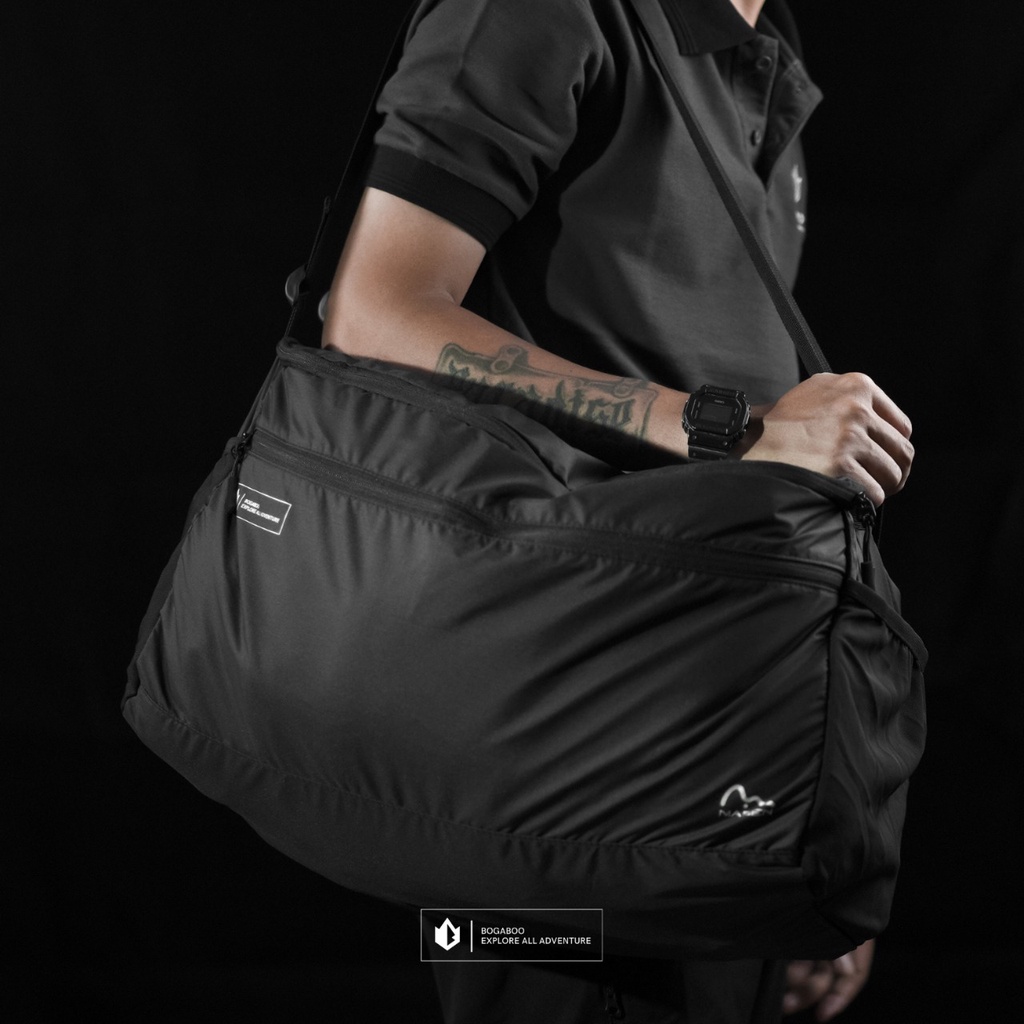 Duffle Bag Bogaboo Ultralight 35 Liter  Seri MASEN 2 In 1 - Travel Bag Lipat - Tas Jinjing - Tas Mudik Pulang Kampung