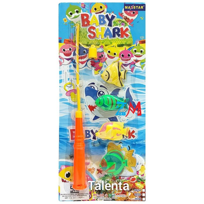 Mainan Anak Pancingan Ikan Magnet Baby Hiu PC 09