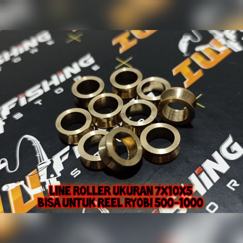 1 pcs Line roller ukuran 7x10x5 bisa untuk reel ryobi 500-1000