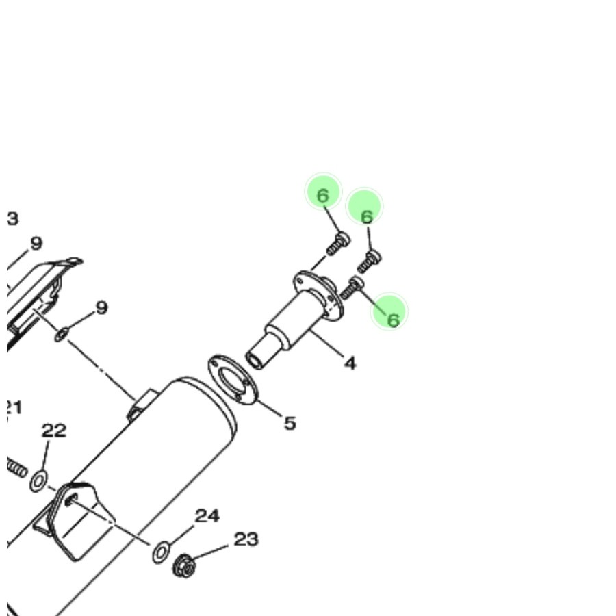 BAUT SARANGAN SARINGAN KNALPOT JUPITER Z 110 2003-2004 ORIGINAL YAMAHA