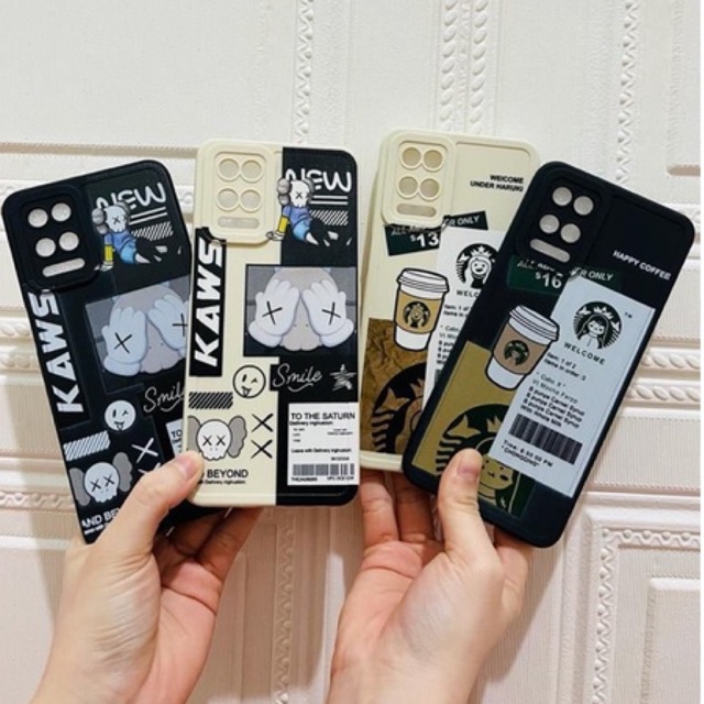 CASE SOFTCASE PRO CAMERA XIAOMI REDMI 8 8A PRO 9 9A 9C 9T 10 10A 10C PRIME MOTIF KAWS & STARBUCKS CO