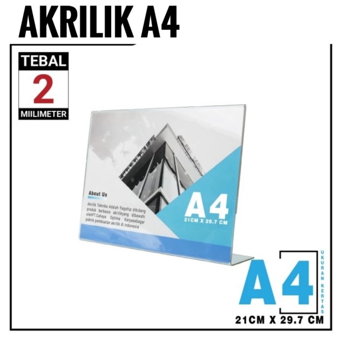 

TERBAIK Acrylic A4 / Akrilik A4 Code 2809