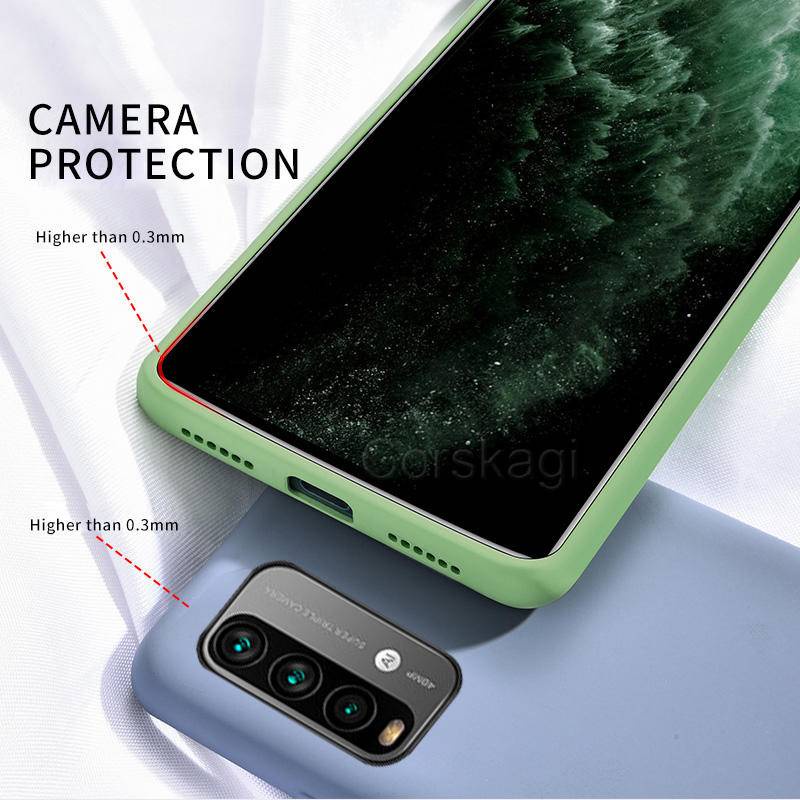 Cover Case Silikon Cair Lembut Original Untuk Redmi Note8 8A 8T 10 10s 10C 11 Pro Plus 5G