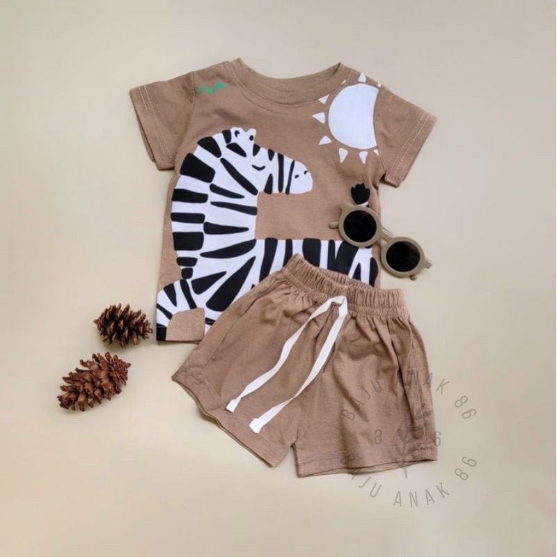 Baju Anak Setelan Pendek Animal - 022.4762