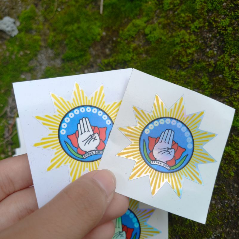 

stiker tapak suci / sticker perguruan pencak silat / hologram murah