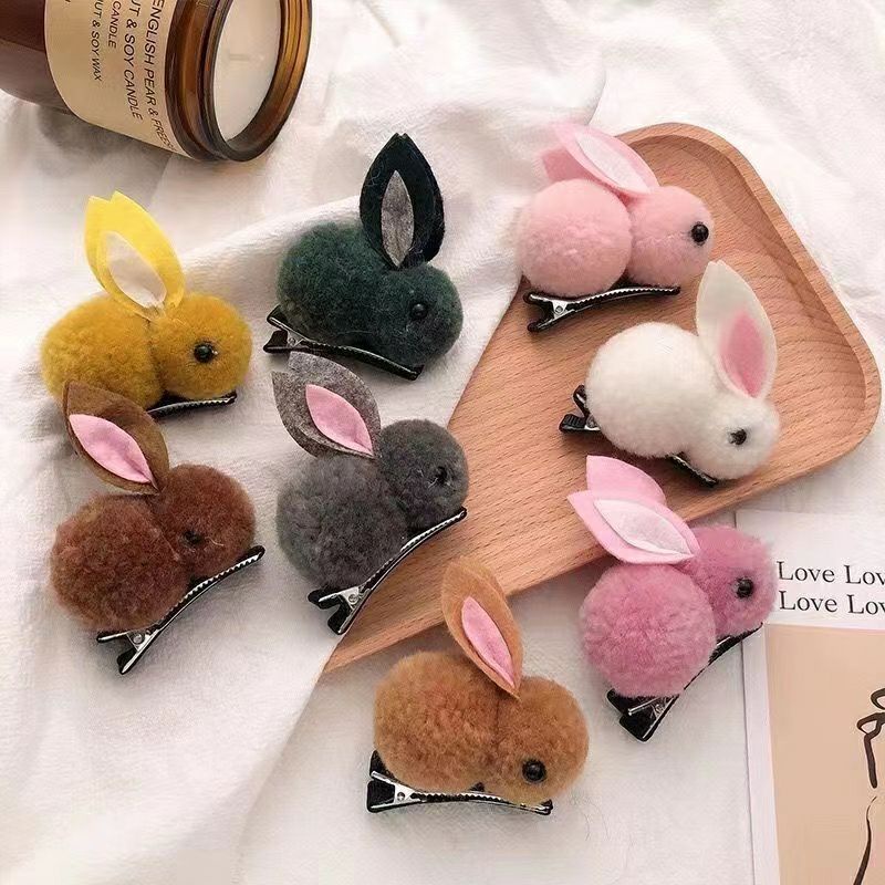 Jepit Rambut Korea Kelinci Rabbit Hair Accessories