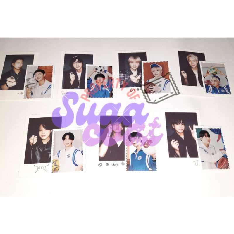 [READY SHARING] INSTANT PHOTO + POSTAGE STAMP PHOTO-FOLIO BTS WE, US & OURSELVES PER MEMBER