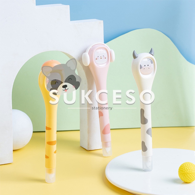 

Twingo Animals on a Pen Correction Tape / Tipe X Kertas Bentuk Pena Murah