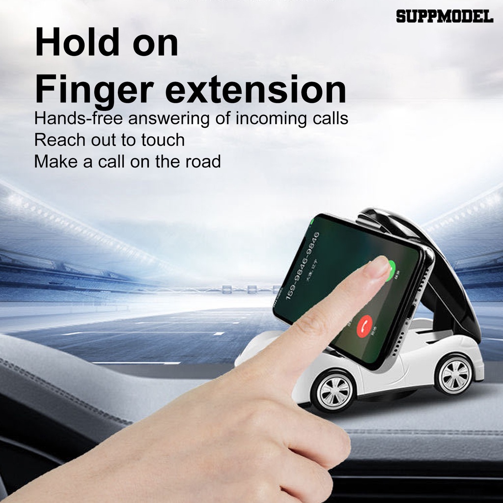 [Auto] Holder Handphone Berputar 360derajat Bentuk Kendaraan Klip Stabil Model Mobil Penyangga Ponsel Holder Untuk Driver