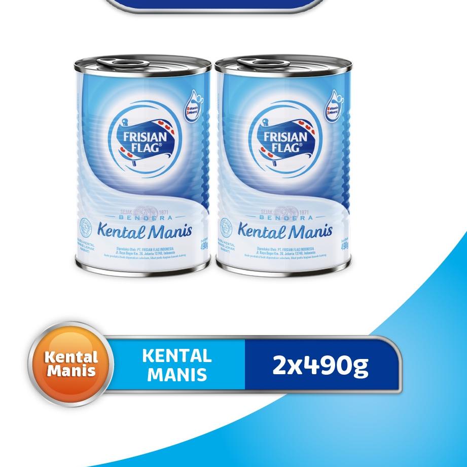 

Ready Frisian Flag Bendera Kental Manis Kaleng 490gr x2 34 ✯
