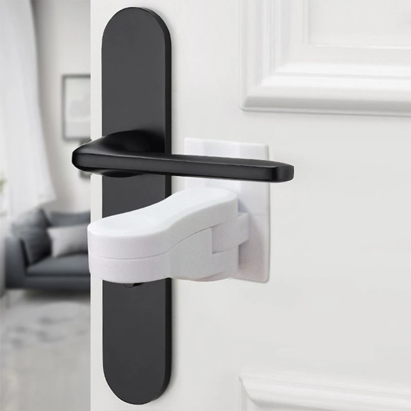 Door Lever Lock Untuk Rumah/Kunci Gagang Pintu Pengaman Anak Kids Profesional Universal/Perangkat Perlindungan Anti Buka Bayi