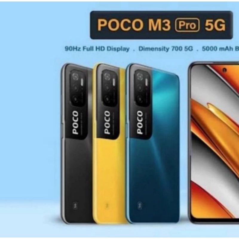 HP XIAOMI POCO M3 PRO 5G 6/128 GB - MI POCO M 3 PRO 5G RAM 6GB ROM 128GB GARANSI RESMI