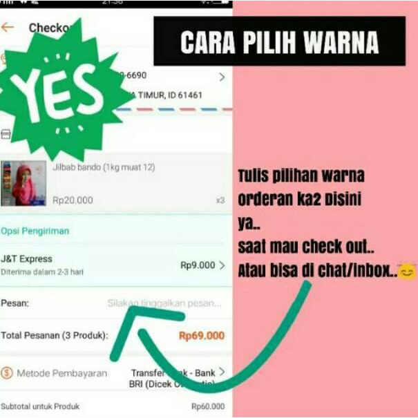 GROSIR JILBAB HIJAB KHIMAR KERUDUNG BERGO JOKAM  PET ANTEM SIZE L KAIN KAOS PE SYARI NAURA 354 {PWK.